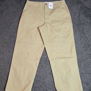 Nike Life Carpenter Parachute Cargo jeans Pants  Men's 38 Khaki HJ8478-297 $140